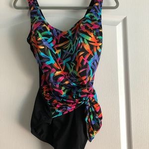 Ladies one- piece swimsuit